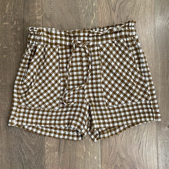 Carly Jean Los Angeles Pants - CJLA Checkered Shorts